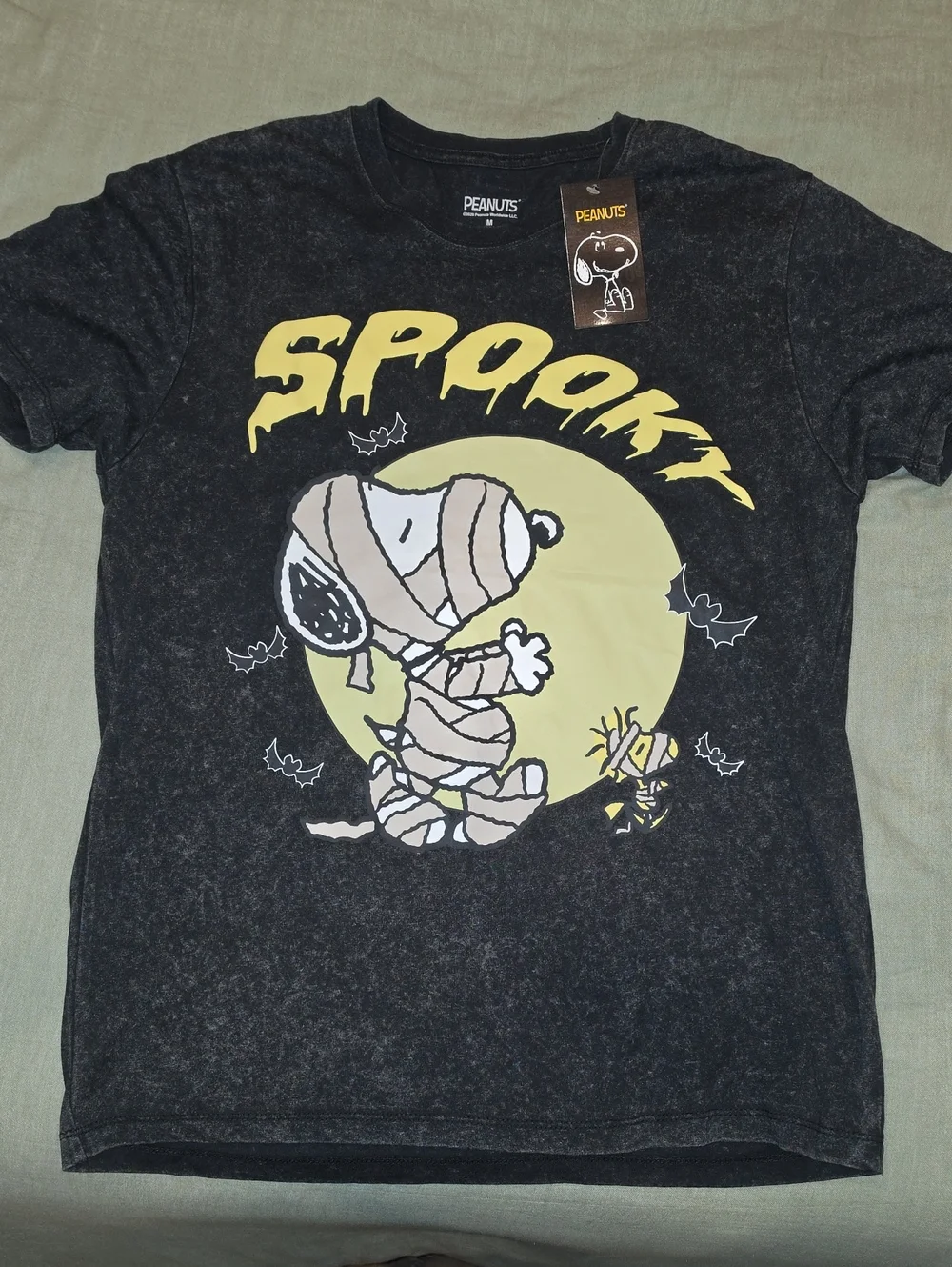 Peanuts Snoopy Mummy Graphic Tee NWT